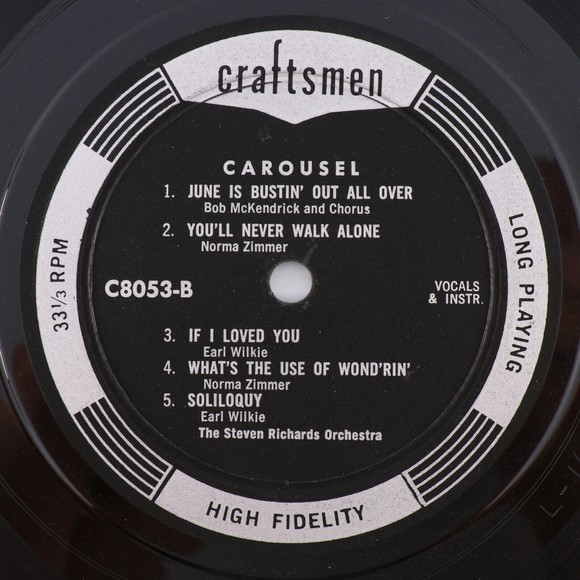 Lew Raymond Orchestra - Best Of Oklahoma & Carousel 1958  LP Vinyl Record C8053 - Picture 9 of 16